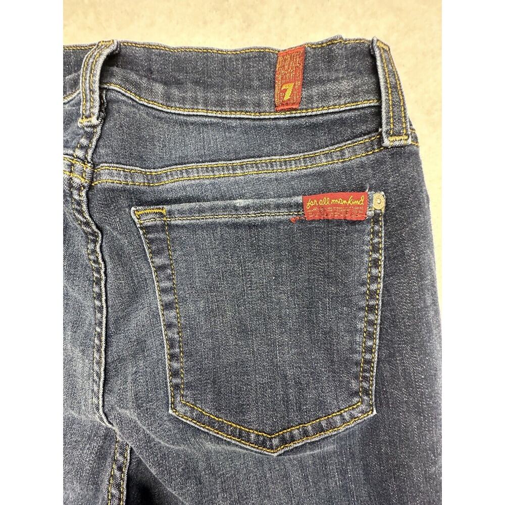 Seven 7 For All Mankind High Waist Ankle Gwenevere Skinny Jeans Pants Size 27 - Picture 8 of 8
